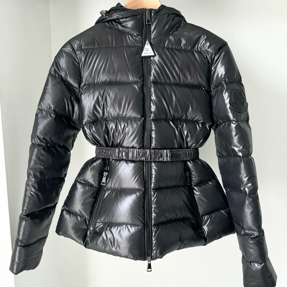 Moncler Black Down Rhin Jacket  Size 1 - Picture 7 of 16
